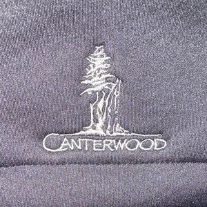 ⛳️Canterwood Golf & Counrty Club Black Sleeveless Vest with reflective accents